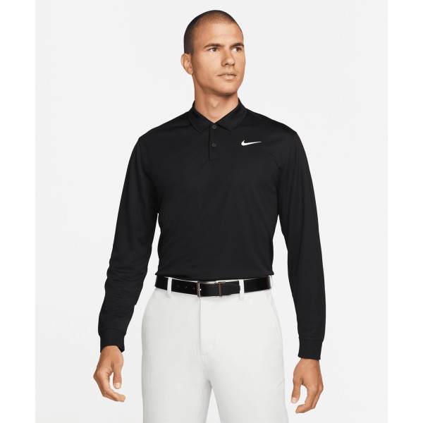 Polo a maniche lunghe Nike Dri-FIT Victory tinta unita - cod. RWNK354
