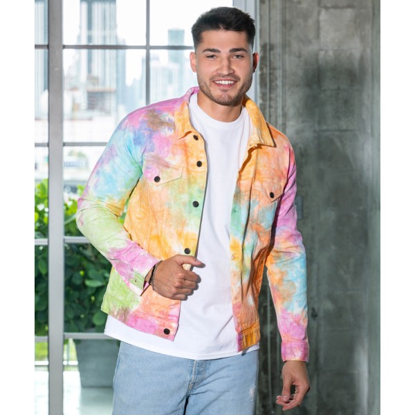 Giacca in denim tie-dye - cod. RWTD32M