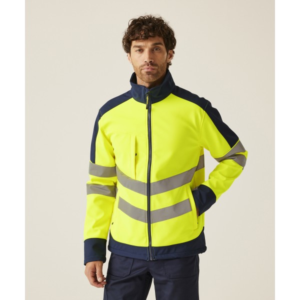 Softshell professionale ad alta visibilità - cod. RWRG382