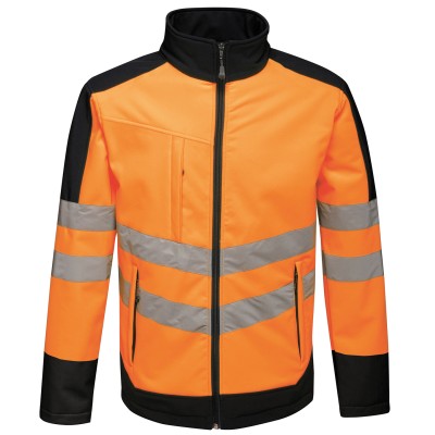 Softshell professionale ad alta visibilità