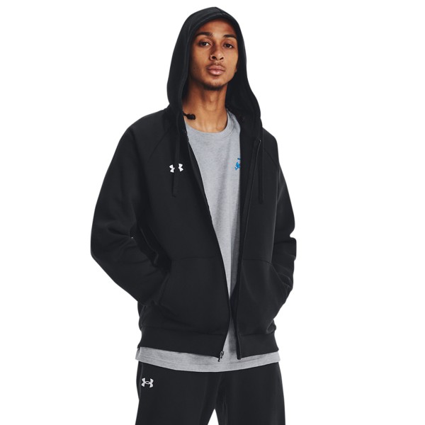 Felpa con cappuccio e zip intera in pile Rival - cod. RWUA041