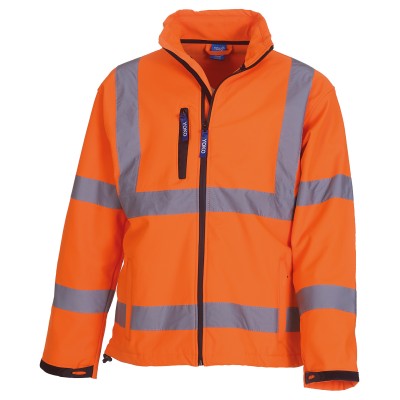 Giacca softshell ad alta visibilità (HVK09)
