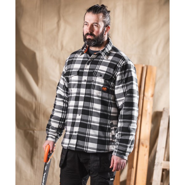 Camicia imbottita a quadri da lavoratore - cod. RWSH053