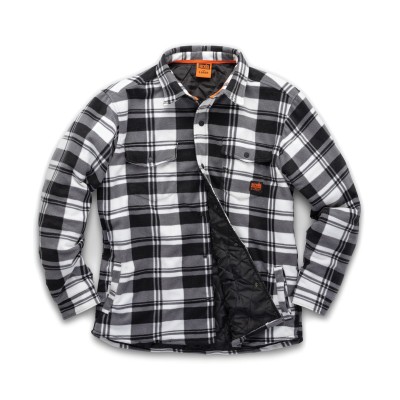 Camicia imbottita a quadri da lavoratore