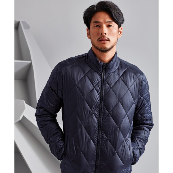 Giacca imbottita con pannello diamantato - cod. RWTS032