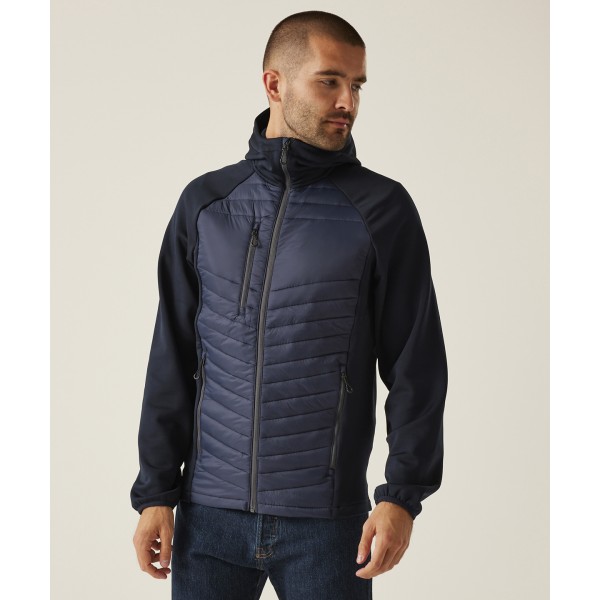 Giacca con cappuccio ibrida Navigate - cod. RWRG339