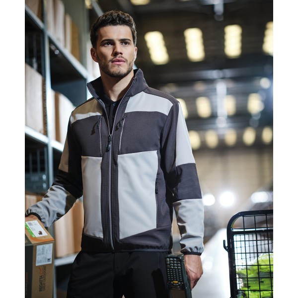 Giacca softshell unisex a 2 strati E-Volve - cod. RWRG541