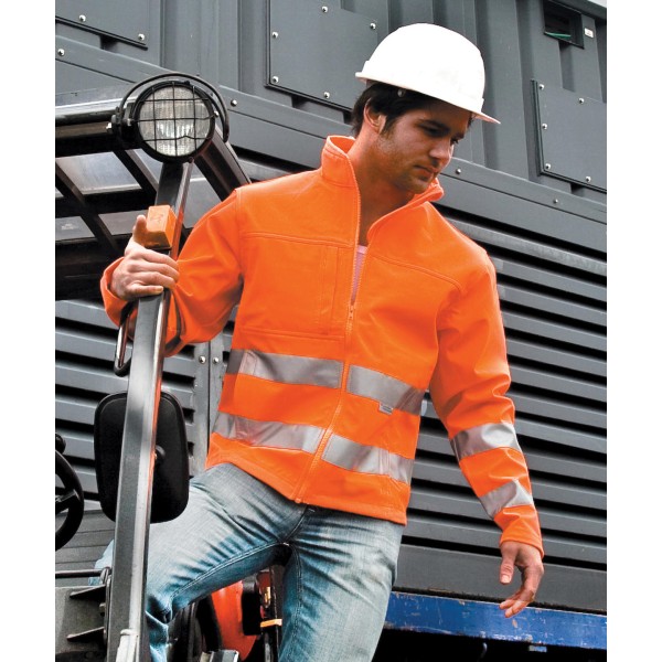 Giacca softshell ad alta visibilità - cod. RWR117A