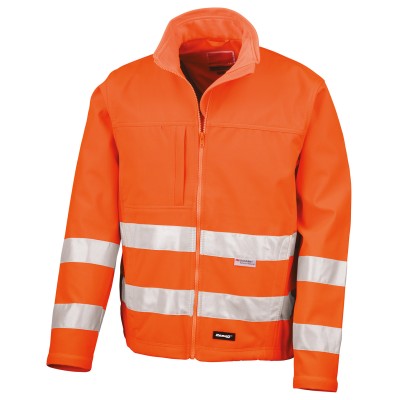 Giacca softshell ad alta visibilità Giacca softshell ad alta visibilità