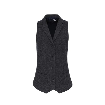 Gilet a spina di pesce da donna