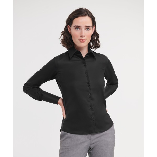 Camicia da donna a maniche lunghe no stiro - cod. RWJ956F