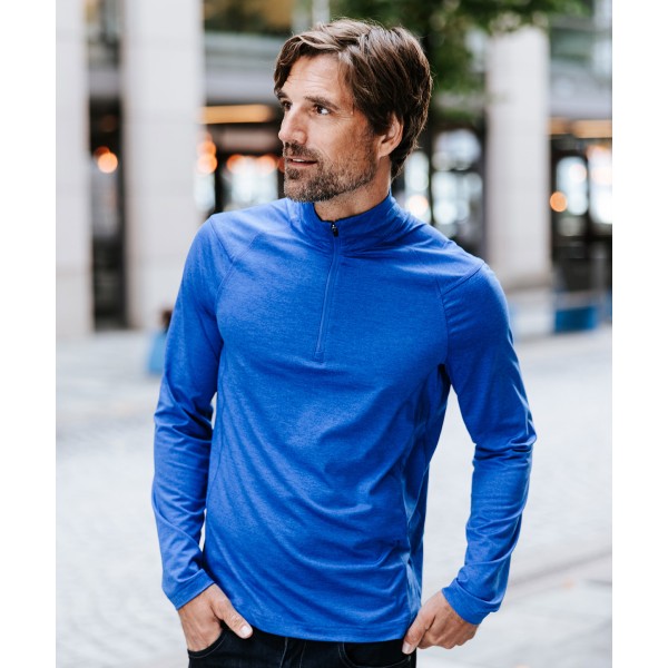 Maglione Milano con zip 1/4 - cod. RWST082