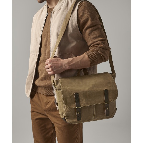 Borsa a tracolla in tela cerata Heritage - cod. RWQD653