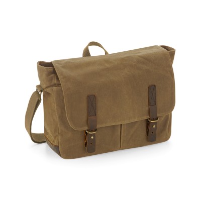 Borsa a tracolla in tela cerata Heritage