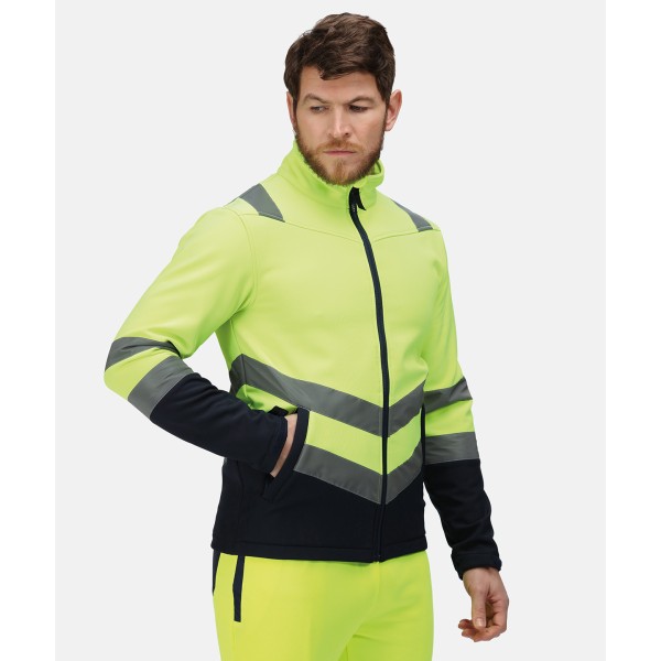 Giacca softshell ad alta visibilità professionale - cod. RWRG456