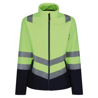 Giacca softshell ad alta visibilità professionale Giacca softshell ad alta visibilità professionale
