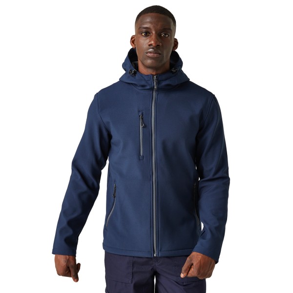 Giacca softshell con cappuccio a 2 strati Navigate - cod. RWRG594