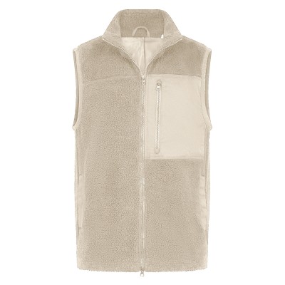 Gilet in sherpa riciclato
