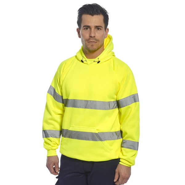 Felpa con cappuccio ad alta visibilità (B304) - cod. RWPW337