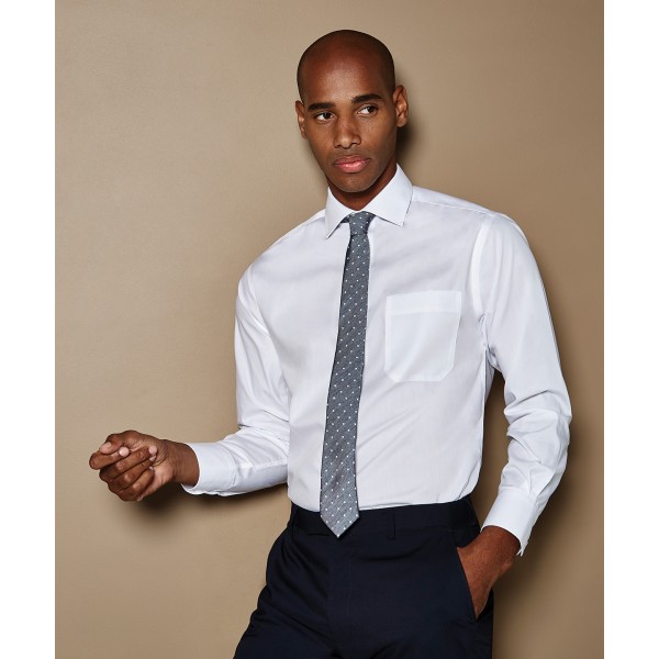 Camicia aziendale premium no stiro a maniche lunghe (vestibilità classica) - cod. RWKK116