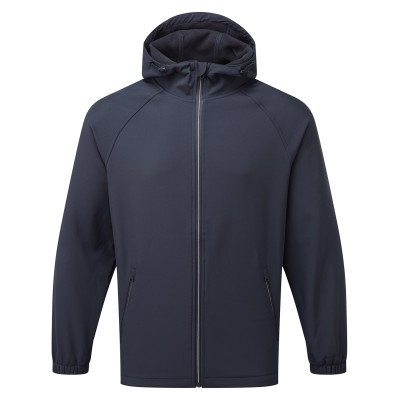 Giacca softshell con cappuccio a 2 strati Giacca softshell con cappuccio a 2 strati