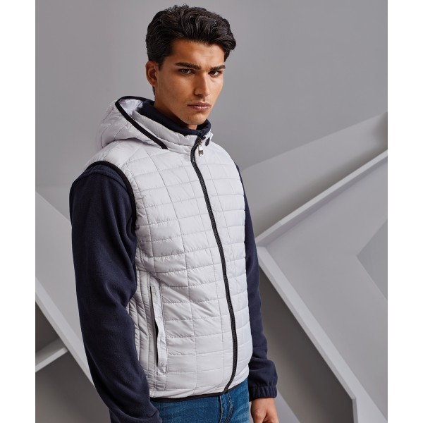 Gilet con cappuccio a nido d'ape - cod. RWTS024