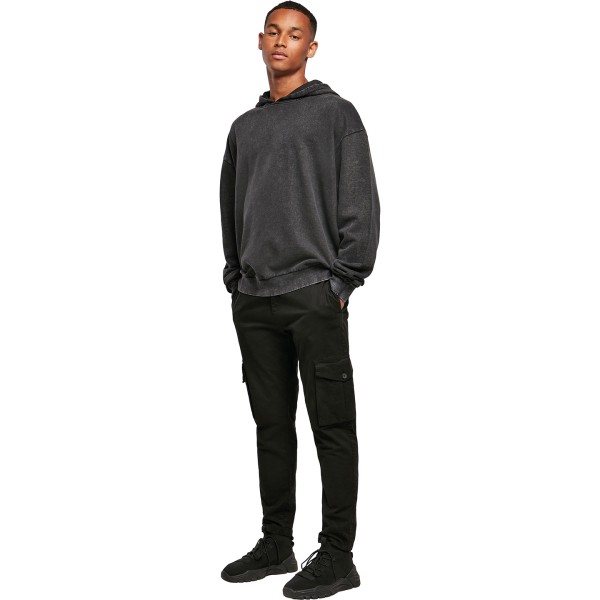 Felpa oversize con cappuccio lavata con acido - cod. RWBY191