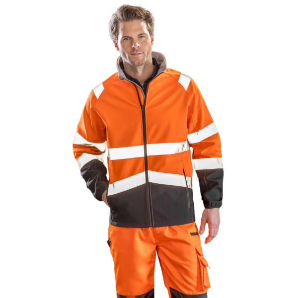 Giacca softshell di sicurezza stampabile - cod. RWR450X