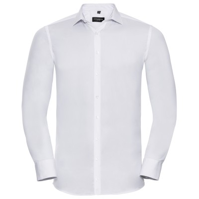 Camicia elasticizzata a maniche lunghe