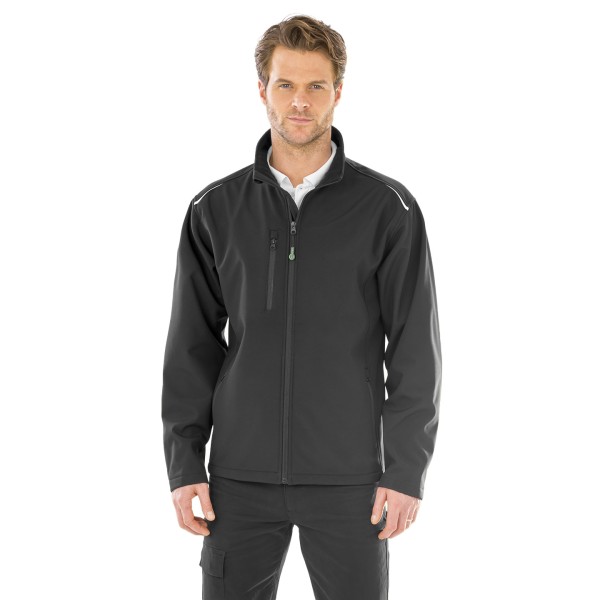 Giacca softshell stampabile a 3 strati riciclata - cod. RWR900X