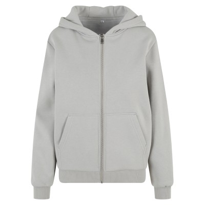 Felpa con cappuccio e zip soffice da donna Felpa con cappuccio e zip soffice da donna