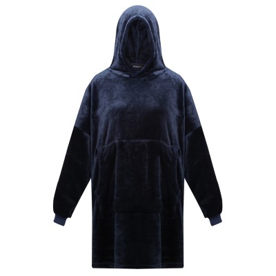 Felpa con cappuccio oversize in pile Snuggler