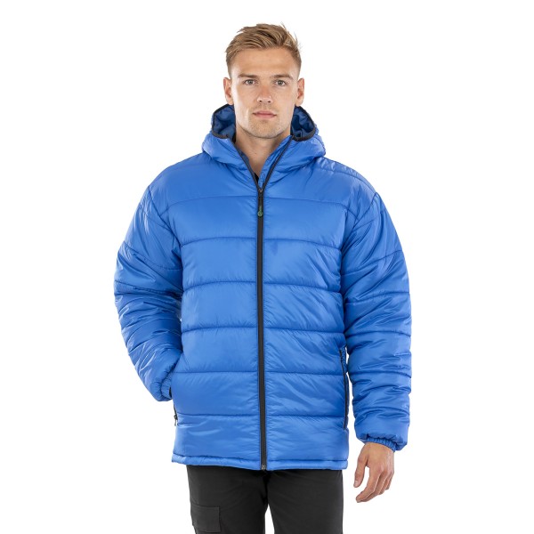 Parka imbottito con cappuccio riciclato - cod. RWR910X