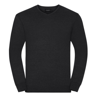 Maglione lavorato a maglia con scollo a V