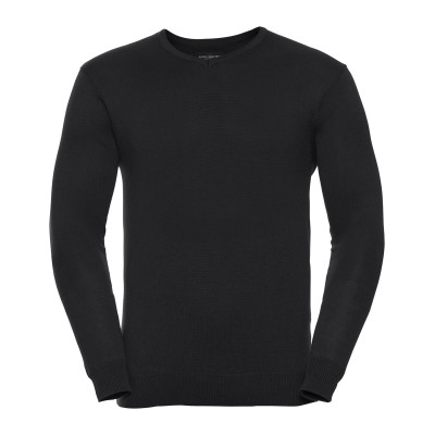 Maglione lavorato a maglia con scollo a V