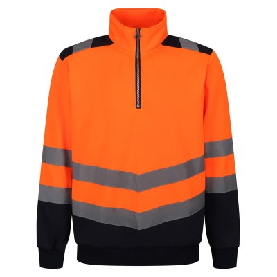 Felpa Pro Hi-Vis con zip a ¼ Felpa Pro Hi-Vis con zip a ¼