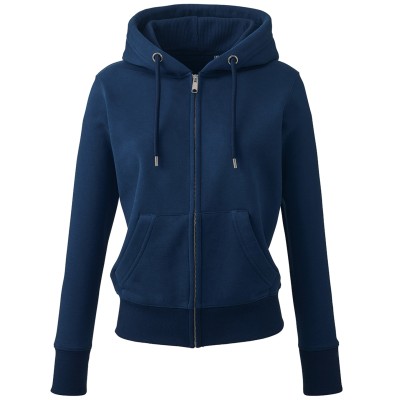 Felpa con cappuccio e zip intera Anthem da donna