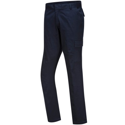 Pantaloni da combattimento elasticizzati slim fit (S231) vestibilità slim