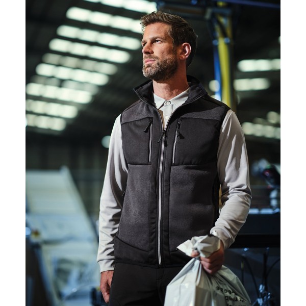 Gilet unisex elasticizzato effetto maglia E-Volve - cod. RWRG544