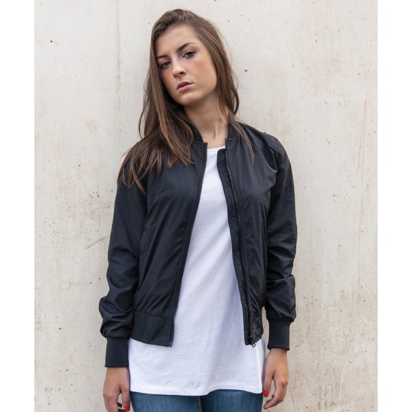 Giubbotto bomber in nylon da donna - cod. RWBY044
