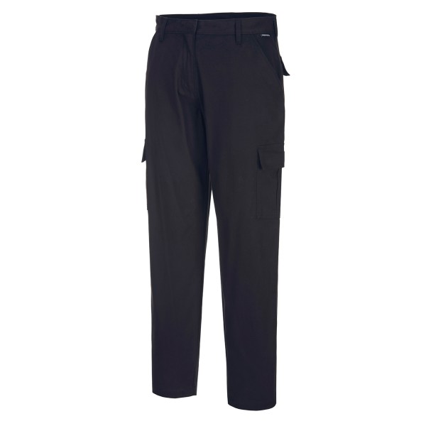 Pantaloni cargo elasticizzati da donna (S233) vestibilità slim - cod. RWPW359