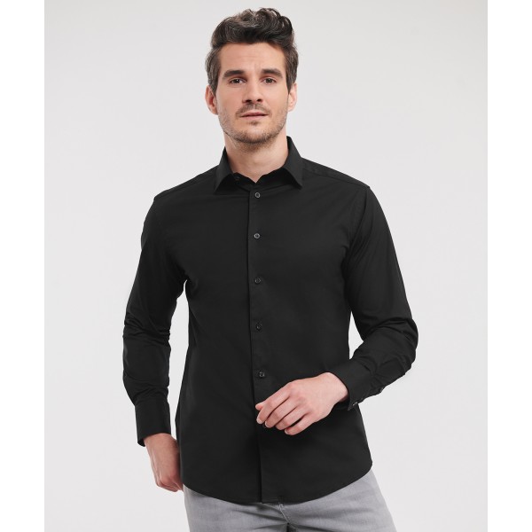 Camicia aderente a maniche lunghe e facile da lavare - cod. RWJ946M
