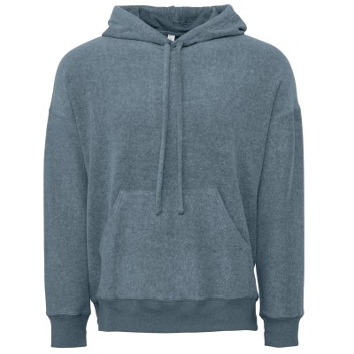 Felpa con cappuccio unisex in pile scamosciato Felpa con cappuccio unisex in pile scamosciato
