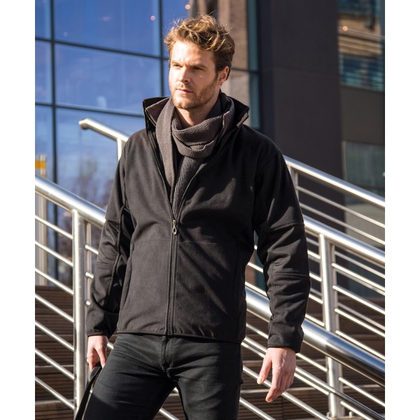 Giacca softshell in pile pettinato Osaka - cod. RWR131M
