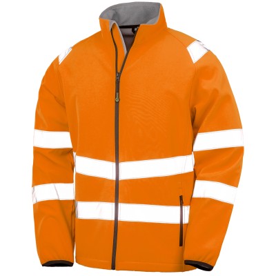 Softshell di sicurezza stampabile a 2 strati riciclato
