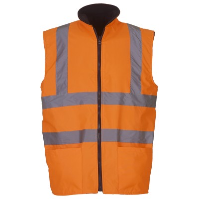 Gilet in pile reversibile ad alta visibilità (HV008F)