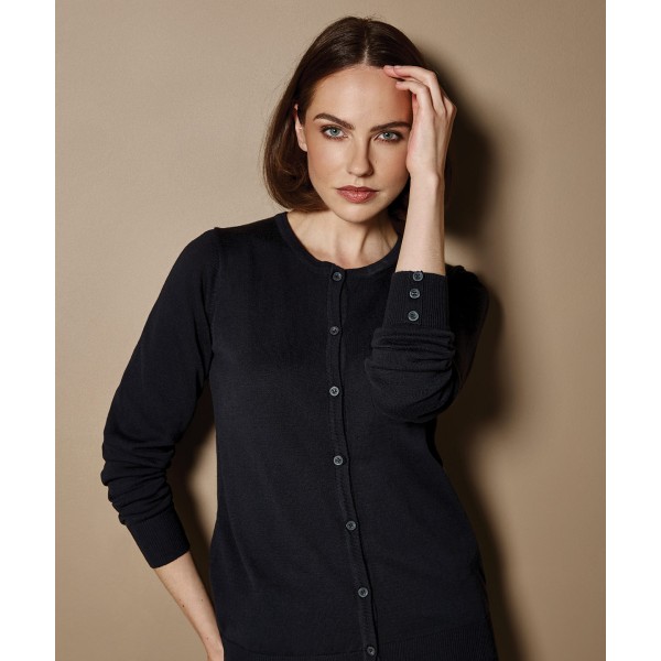 Cardigan girocollo Arundel da donna a maniche lunghe (vestibilità classica) - cod. RWKK355