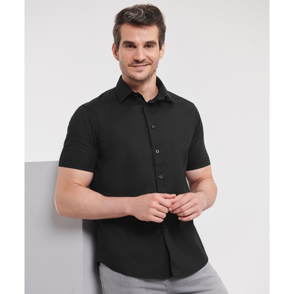 Camicia aderente a maniche corte e facile da lavare - cod. RWJ947M