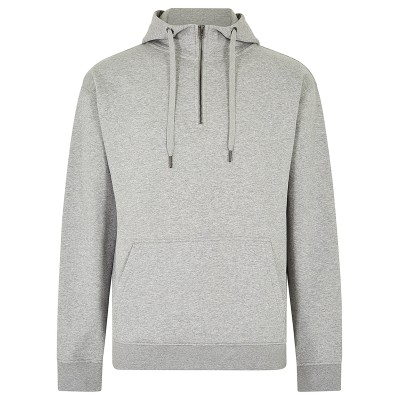 Felpa con cappuccio e zip 1/4 vestibilità regolare Felpa con cappuccio e zip 1/4 vestibilità regolare