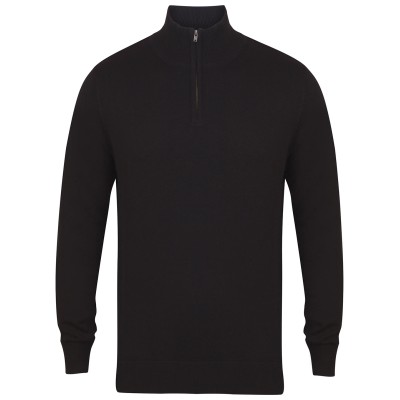 Maglione con cerniera ¼